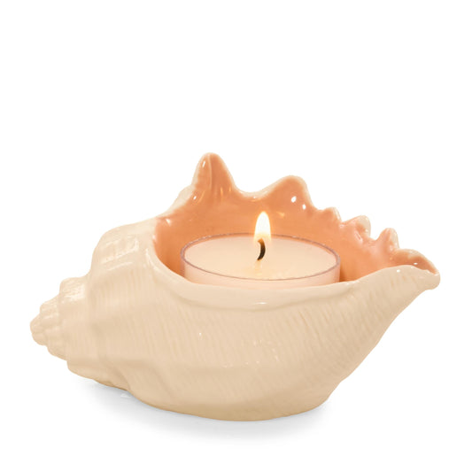 Seashell Tea Light Candle Holder (S5Z7V)