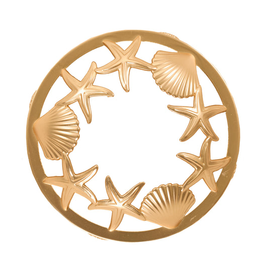 Seashell Illuma-Lid® Jar Candle Topper (S5R5J)