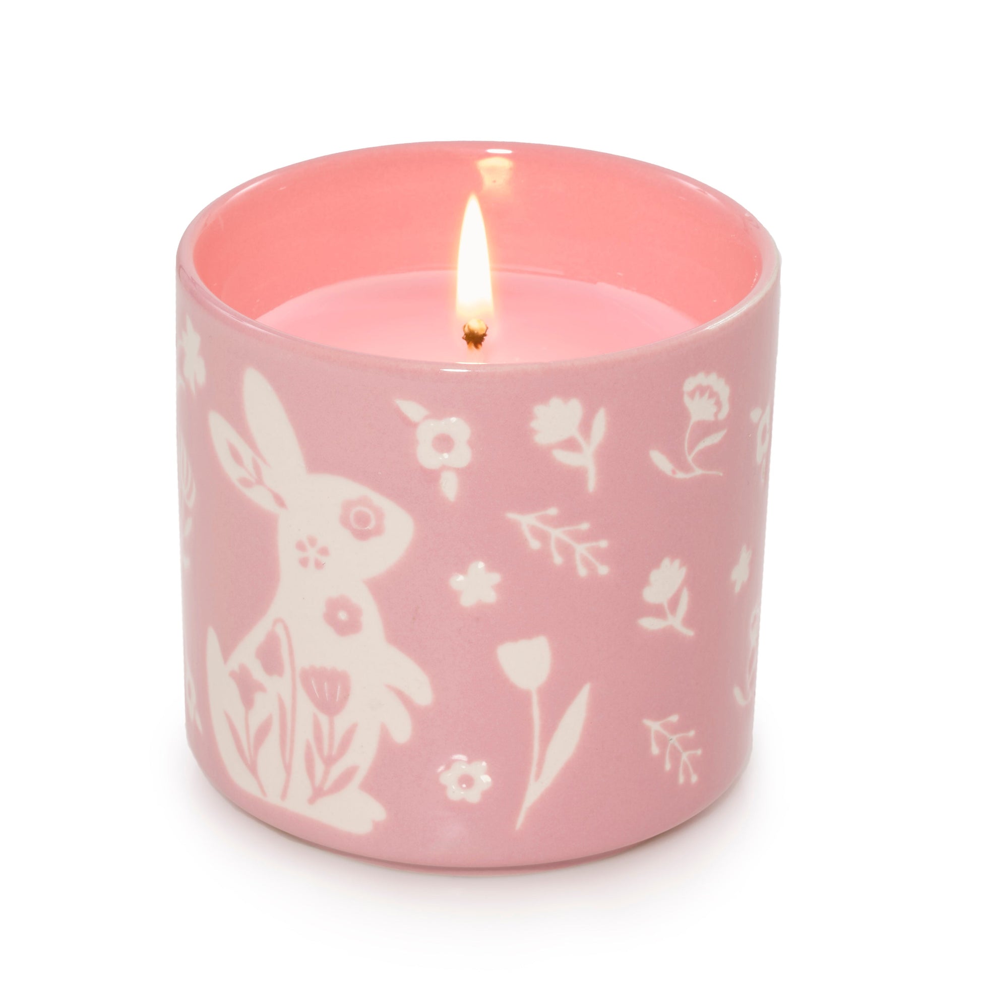 Strawberry Bunny Shortcake Decorative Tumbler Candle