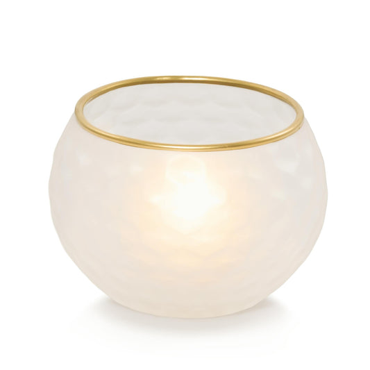 Frosted Honeycomb Tea Light Candle Holder (S54TH)